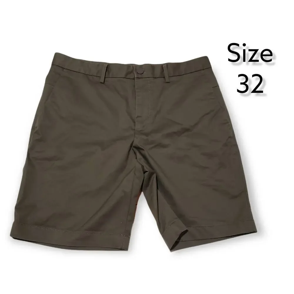 Banana Republic Aiden Short Navy Green Shorts - Size 32